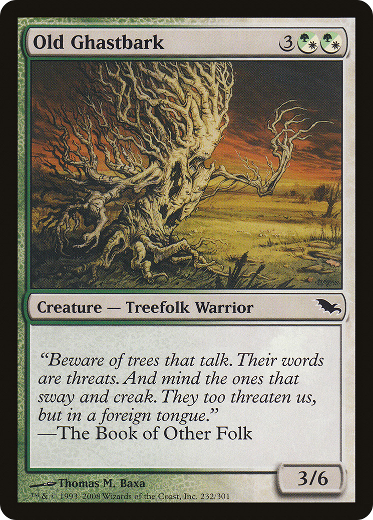 Old Ghastbark (SHM-232) - Shadowmoor