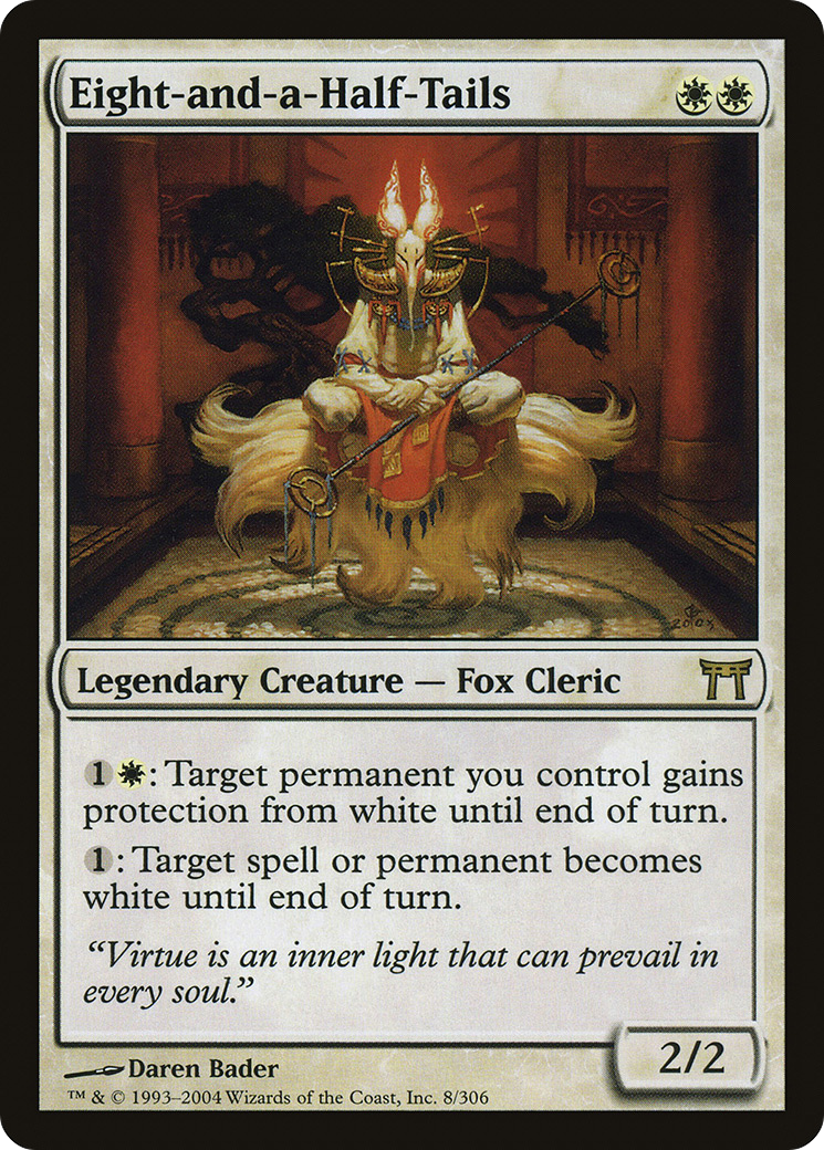 Eight-and-a-Half-Tails (CHK-008) - Champions of Kamigawa Foil