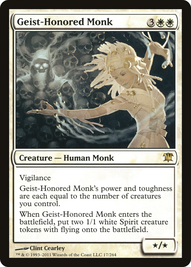 Geist-Honored Monk (ISD-017) - Innistrad