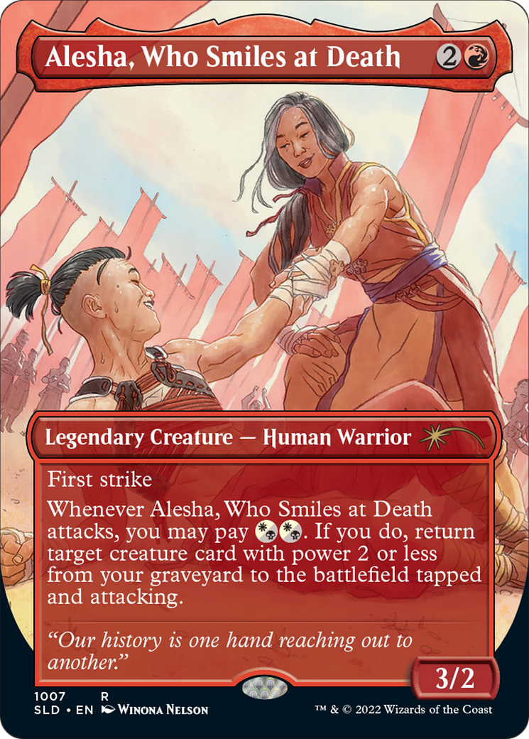 Alesha, Who Smiles at Death (SLD-1007) - Secret Lair Drop (Borderless)