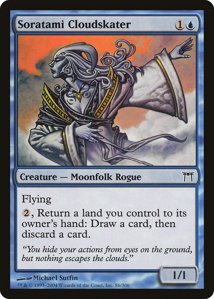 Soratami Cloudskater (CHK-086) - Champions of Kamigawa Foil