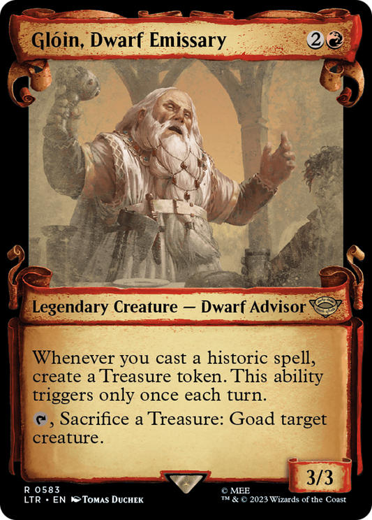 Glóin, Dwarf Emissary (LTR-583) - The Lord of the Rings: Tales of Middle-earth: (Showcase)