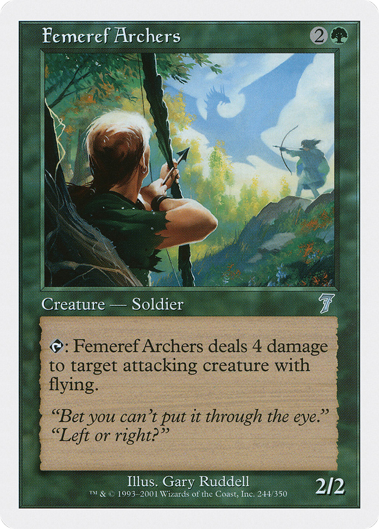 Femeref Archers (7ED-244) - 7th Edition Foil