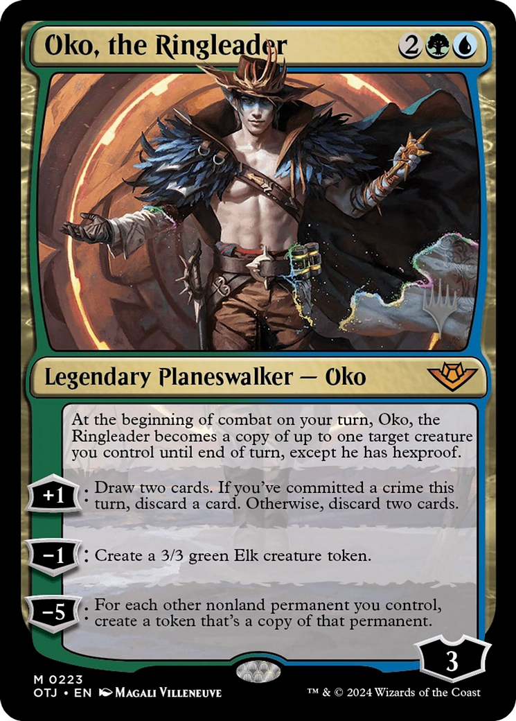 Oko, the Ringleader (PPOTJ-223P) - Outlaws of Thunder Junction Promos Foil