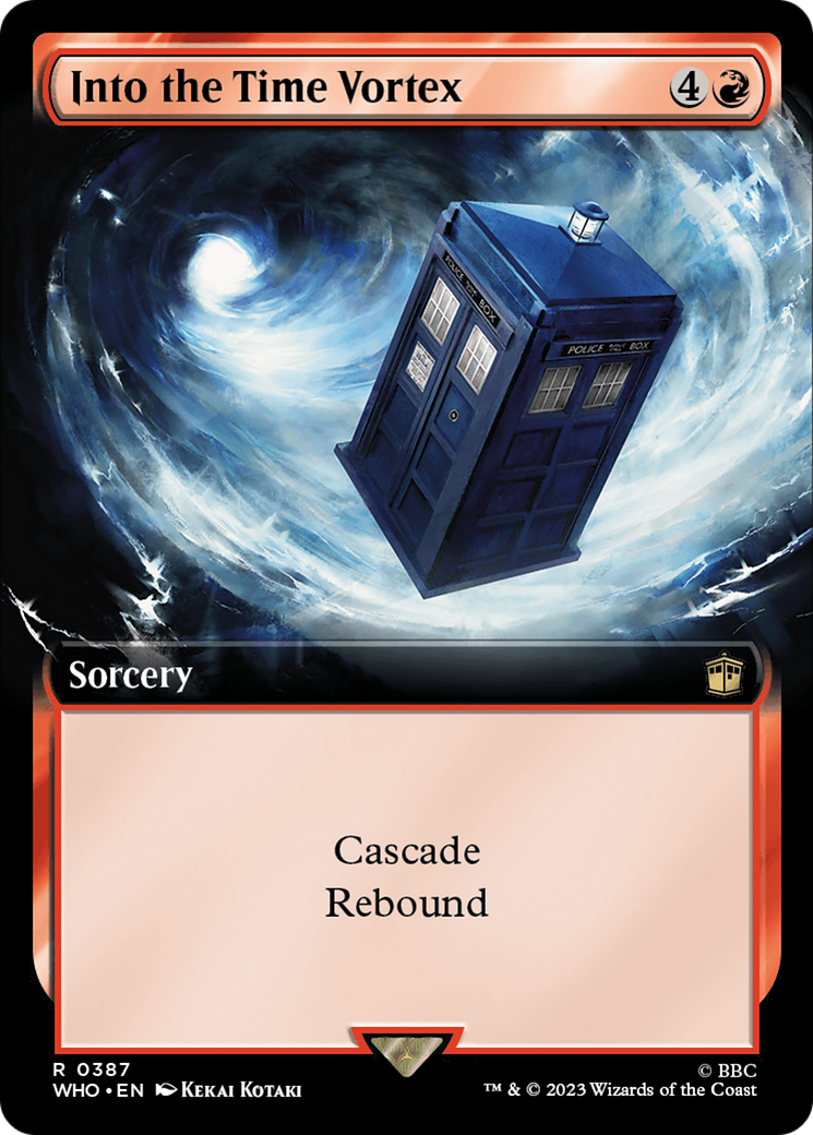 Into the Time Vortex (WHO-387) - Doctor Who: (Extended Art)