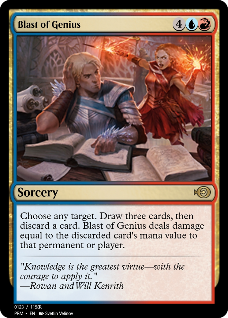Blast of Genius (PRM-95475) - Magic Online Promos Foil
