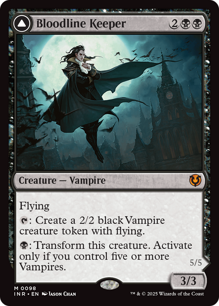 Bloodline Keeper // Lord of Lineage (INR-098) - Innistrad Remastered Foil