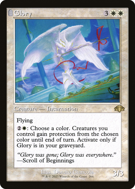 Glory (DMR-264) - Dominaria Remastered: (tombstone) Foil