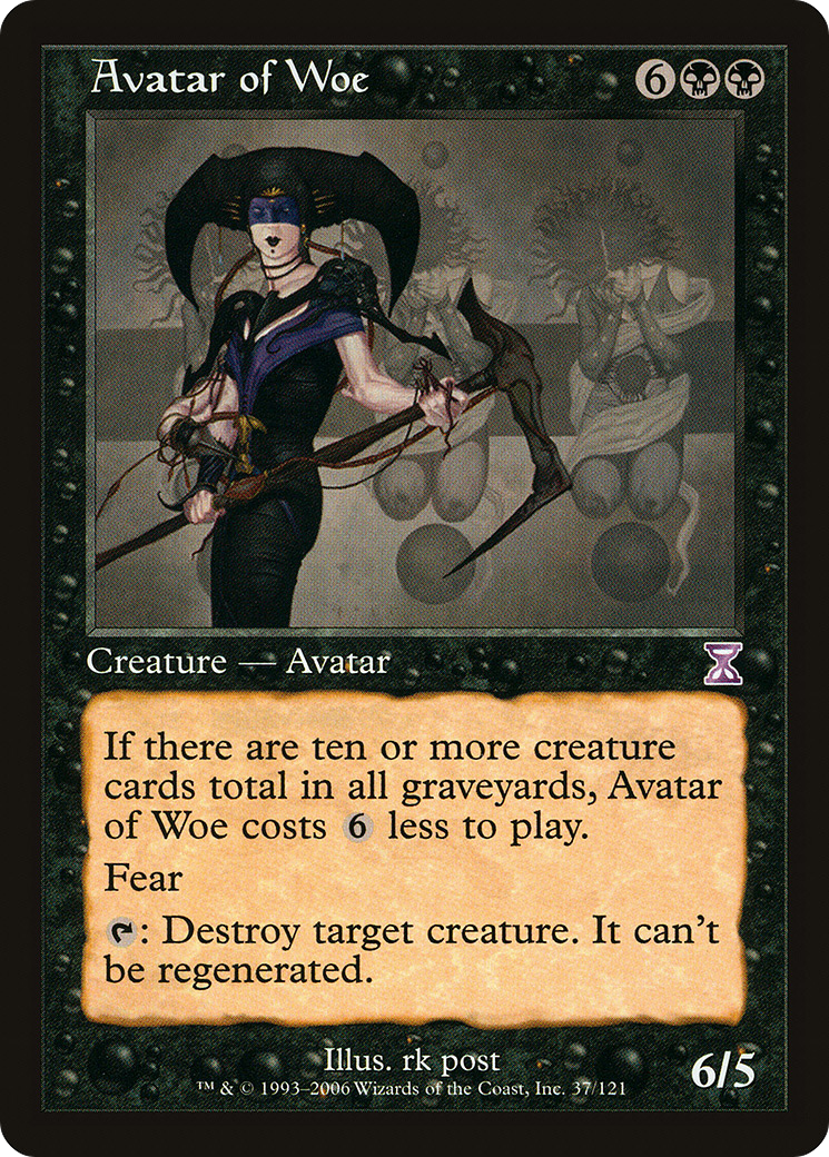 Avatar of Woe (TSB-037) - Time Spiral Timeshifted