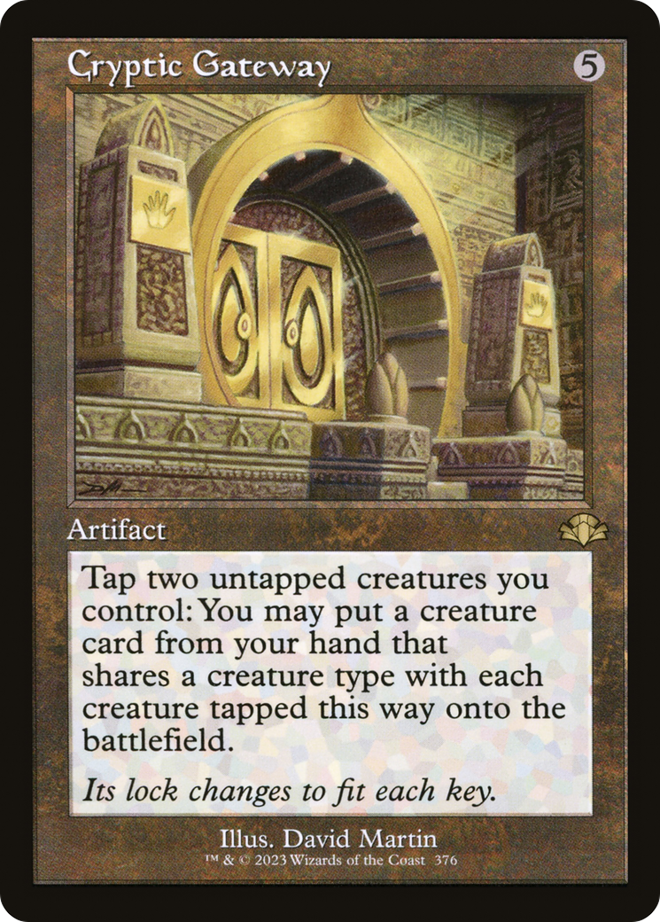 Cryptic Gateway (DMR-376) - Dominaria Remastered Foil