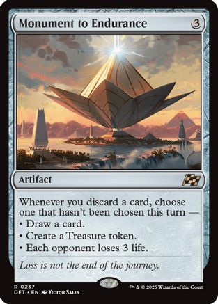 Monument to Endurance (PPDFT-237) - Promo Pack: Aetherdrift Foil