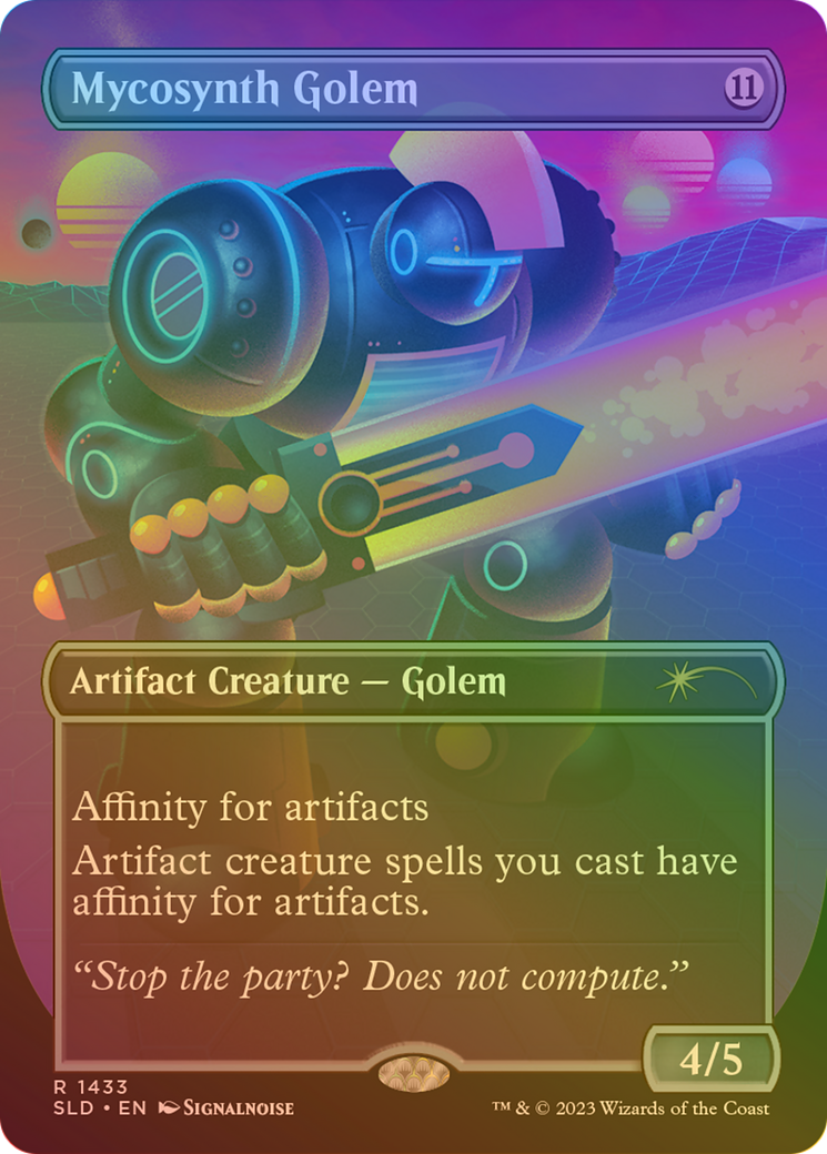 Mycosynth Golem (SLD-1433) - Secret Lair Drop (Borderless) Foil
