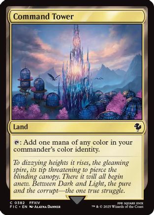 Command Tower (0382) (FIC-382) - Commander: FINAL FANTASY