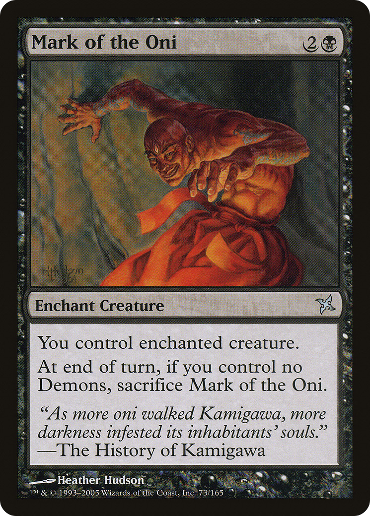 Mark of the Oni (BOK-073) - Betrayers of Kamigawa