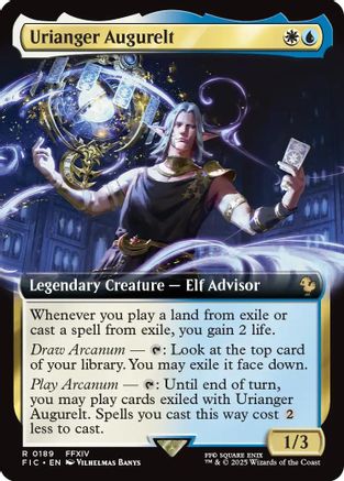Urianger Augurelt (Extended Art) (FIC-189) - Commander: FINAL FANTASY