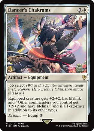 Dancer's Chakrams (Surge Foil) (FIC-017) - Commander: FINAL FANTASY Foil