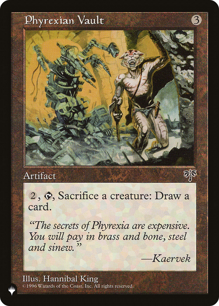 Phyrexian Vault (LIST-MIR-316) - The List