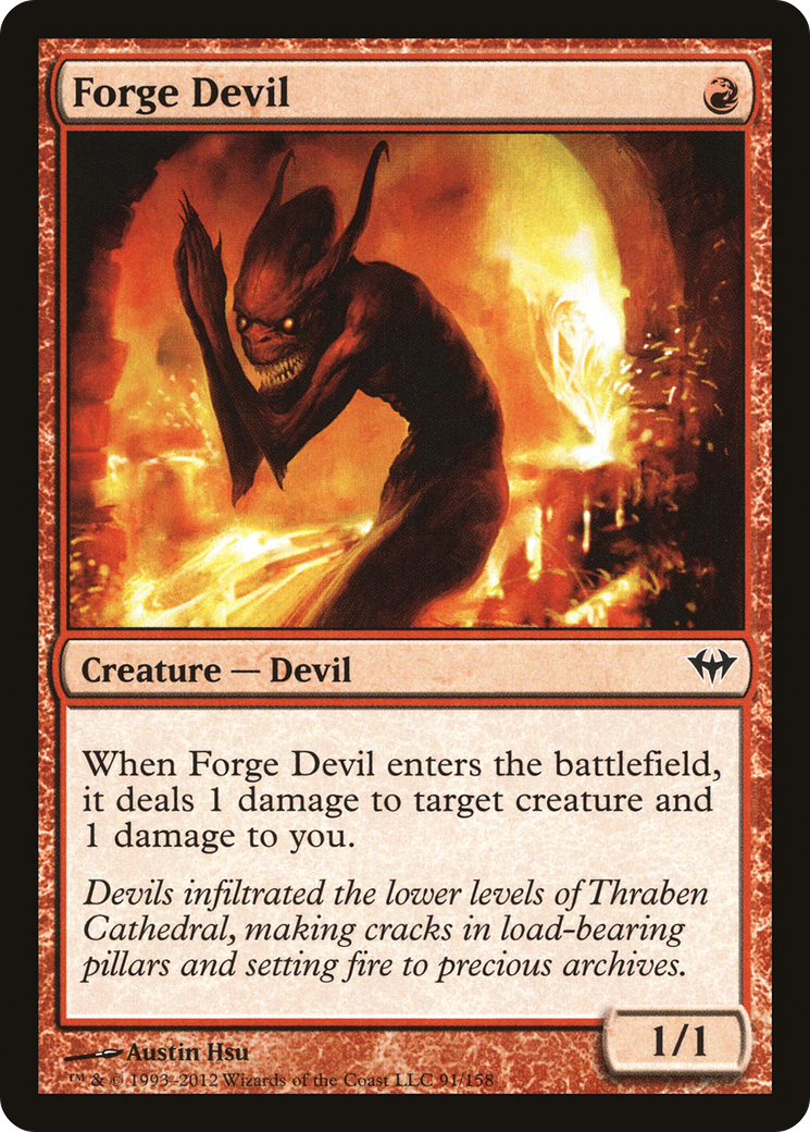 Forge Devil (DKA-091) - Dark Ascension Foil