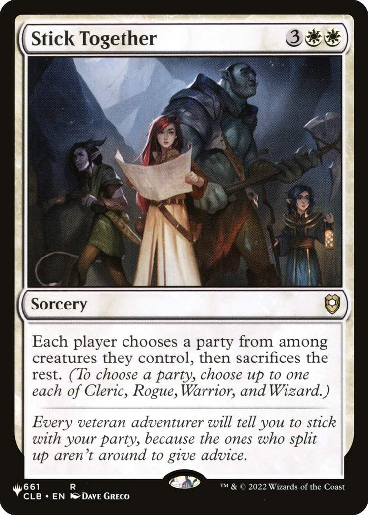 Stick Together (LIST-CLB-661) - The List