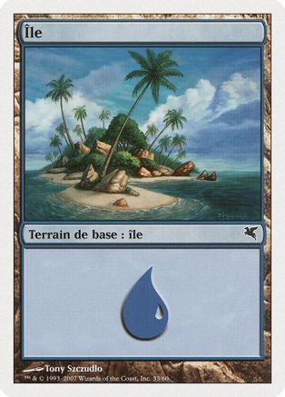 Island (French) - "Ile" (E33) (PSAL-E33) - Magic Encyclopedia 2005 (Salvat/Hachette)