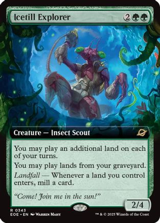 Icetill Explorer (Extended Art) (EOE-343) - Edge of Eternities Foil