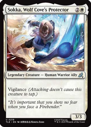 Sokka, Wolf Cove's Protector (TLE-219) - Avatar: The Last Airbender: Eternal-Legal