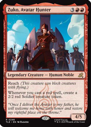 Zuko, Avatar Hunter (TLE-246) - Avatar: The Last Airbender: Eternal-Legal