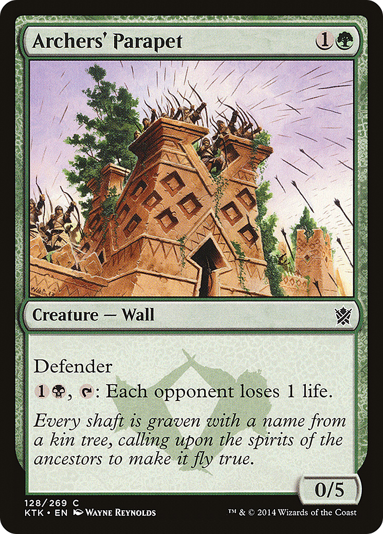Archers' Parapet (KTK-128) - Khans of Tarkir
