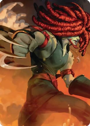 Amarant Coral Scene Art Card (ASFIN-016) - Art Series: FINAL FANTASY