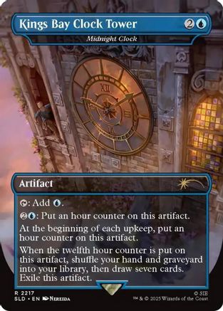 Kings Bay Clock Tower - Midnight Clock (SLD-2217) - Secret Lair Drop Series
