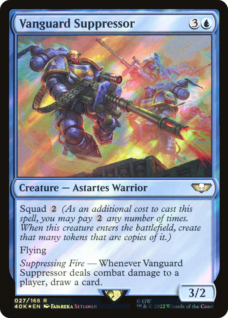 Vanguard Suppressor (40K-27★) - Warhammer 40,000 Commander Foil