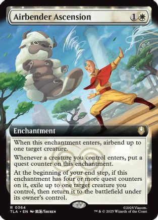 Airbender Ascension (Extended Art) (TLA-364) - Avatar: The Last Airbender Foil