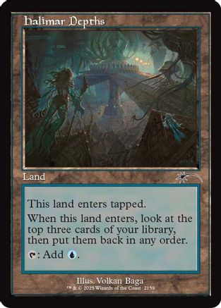Halimar Depths (Retro Frame) (SLD-2159) - Secret Lair Drop Series