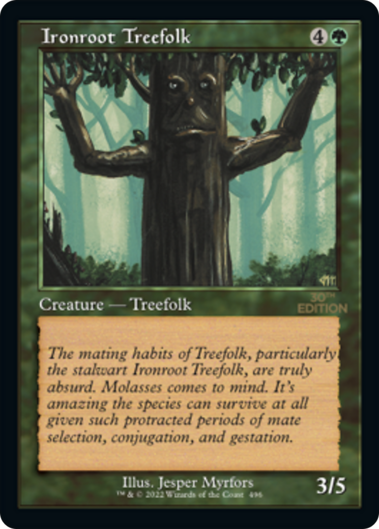 Ironroot Treefolk (30A-496) - 30th Anniversary Edition