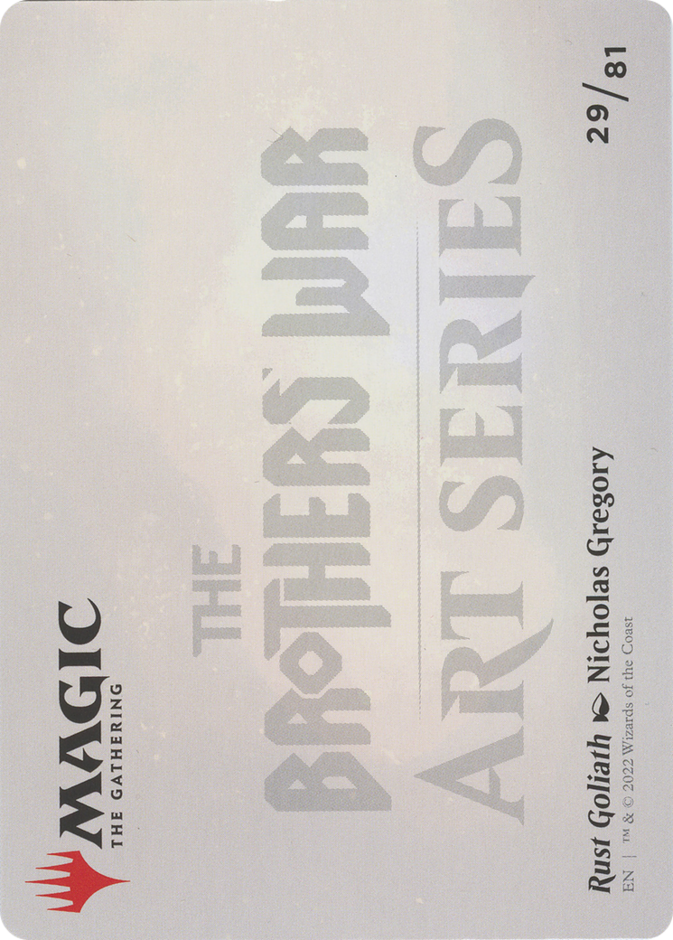 Rust Goliath // Rust Goliath (ABRO-029) - The Brothers' War Art Series (Borderless)