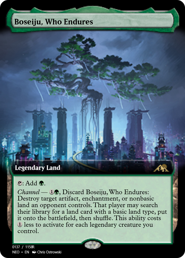 Boseiju, Who Endures (PRM-98137) - Magic Online Promos Foil