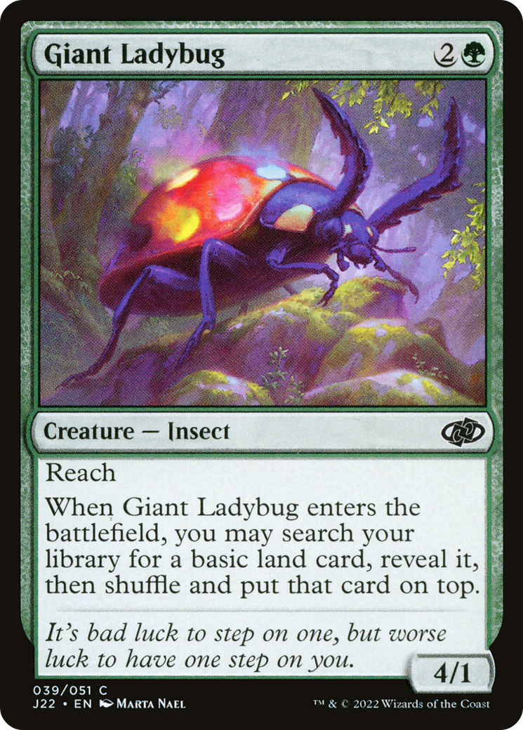 Giant Ladybug (J22-039) - Jumpstart 2022 Foil