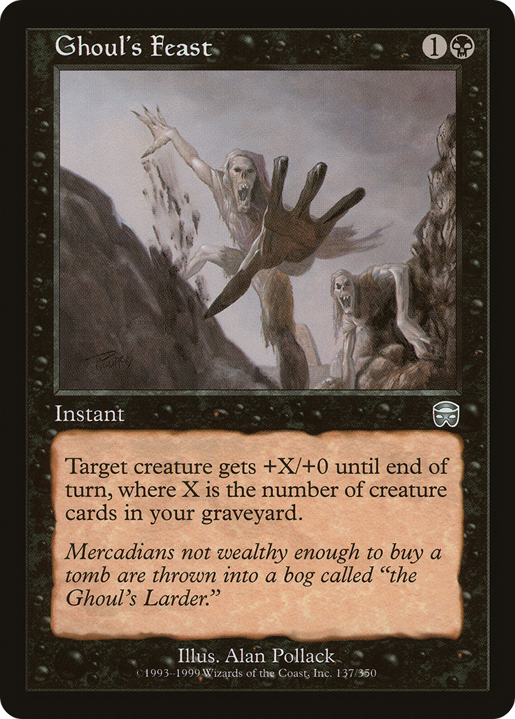 Ghoul's Feast (MMQ-137) - Mercadian Masques Foil