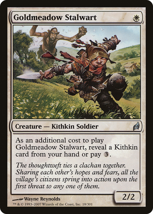 Goldmeadow Stalwart (LRW-018) - Lorwyn Foil