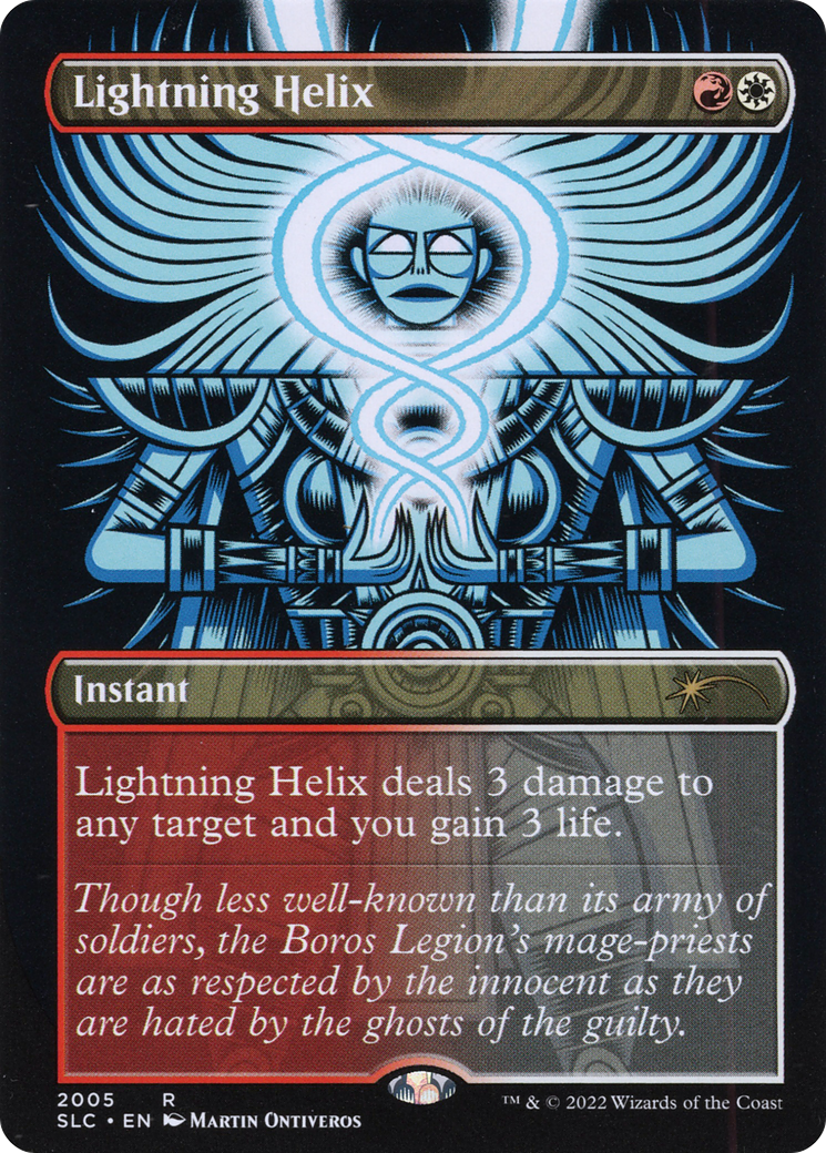 Lightning Helix (SLC-2005) - Secret Lair 30th Anniversary Countdown Kit (Borderless)