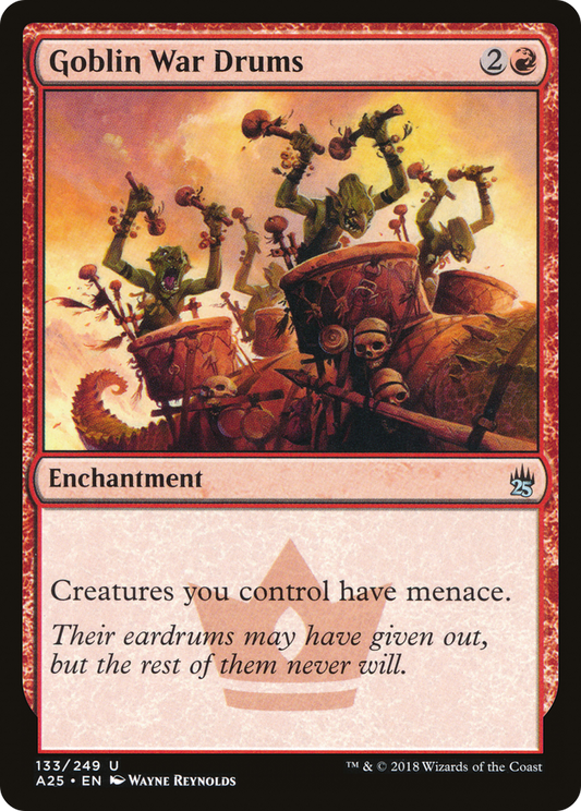 Goblin War Drums (A25-133) - Masters 25 Foil