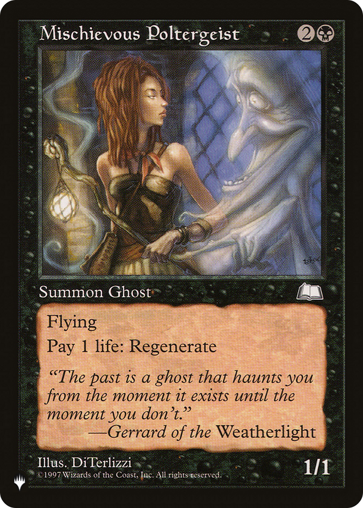 Mischievous Poltergeist (LIST-) - The List