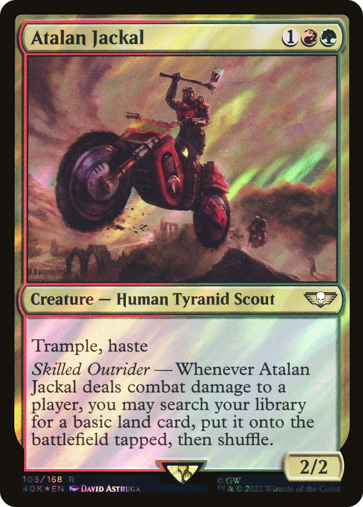Atalan Jackal (40K-105) - Warhammer 40,000 Commander Foil