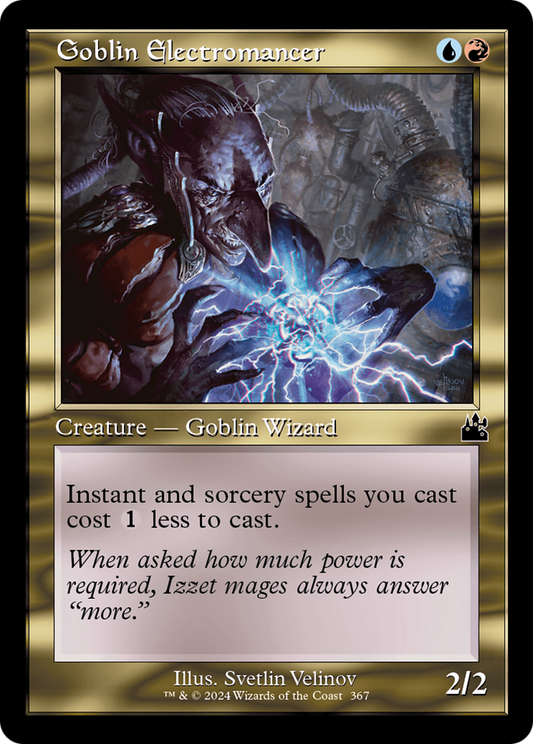 Goblin Electromancer (RVR-367) - Ravnica Remastered