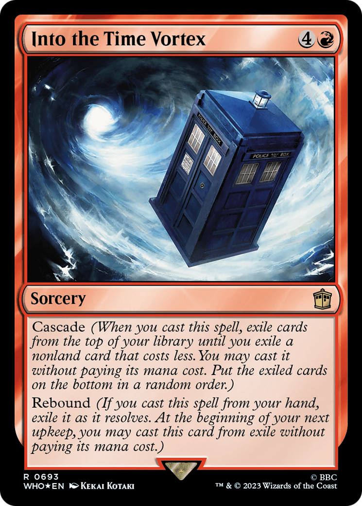 Into the Time Vortex (WHO-693) - Doctor Who Foil