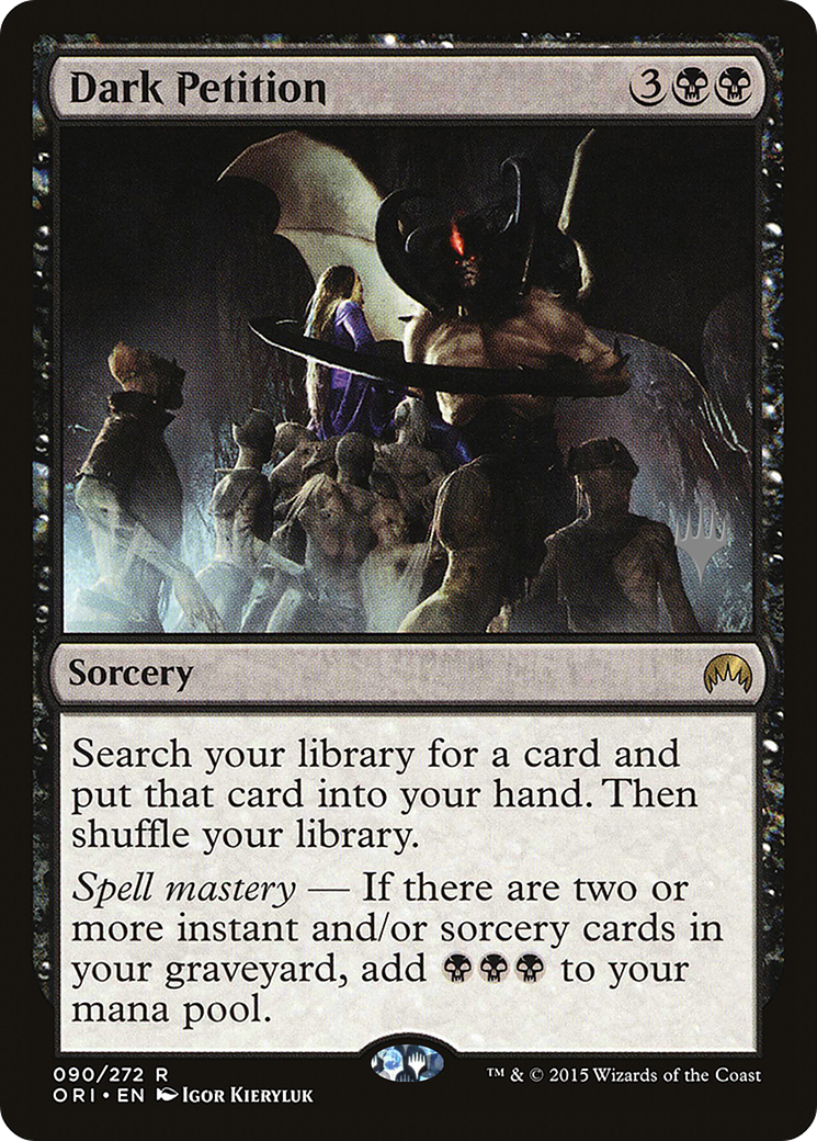 Dark Petition (PPKHM-090) - Magic Origins Promos Foil