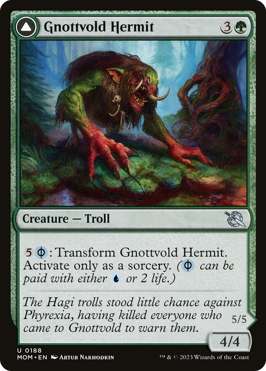 Gnottvold Hermit // Chrome Host Hulk (MOM-188) - March of the Machine Foil