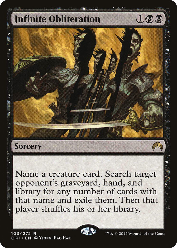 Infinite Obliteration (ORI-103) - Magic Origins