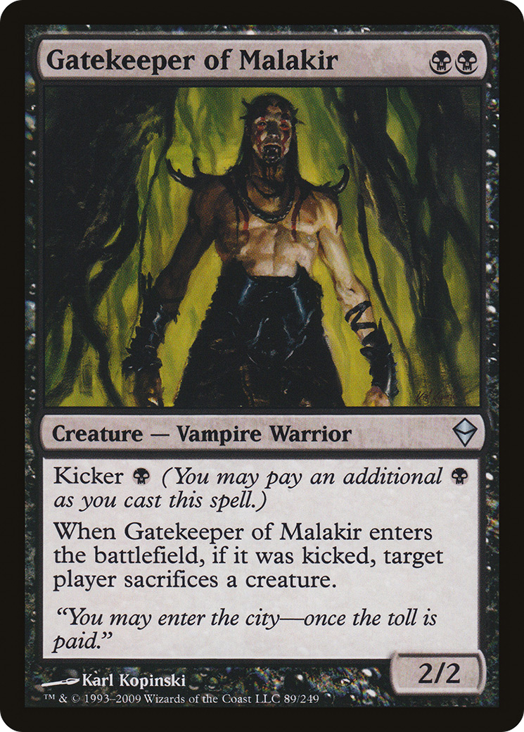 Gatekeeper of Malakir (ZEN-089) - Zendikar