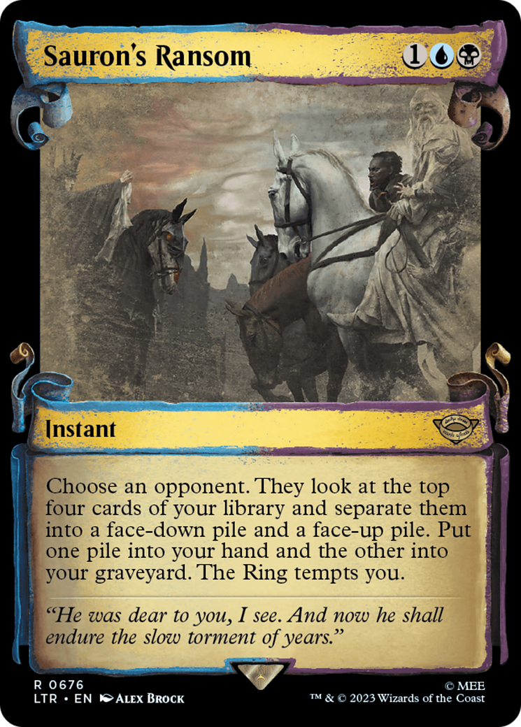 Sauron's Ransom (LTR-676) - The Lord of the Rings: Tales of Middle-earth: (Showcase)